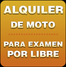 Alquiler de Moto para examen por libre.